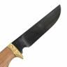 Нож ИП Семин Пластун сталь 65x13 рукоять литье ценные породы дерева