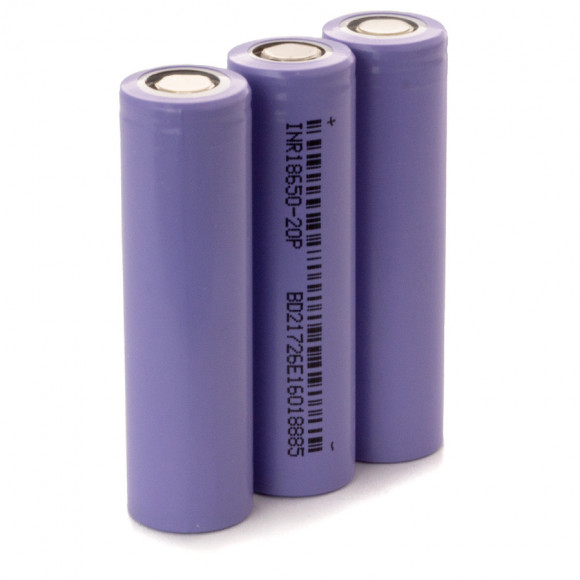 Аккумулятор 18650 3000mAh 3,7В литий-ион, сиреневый