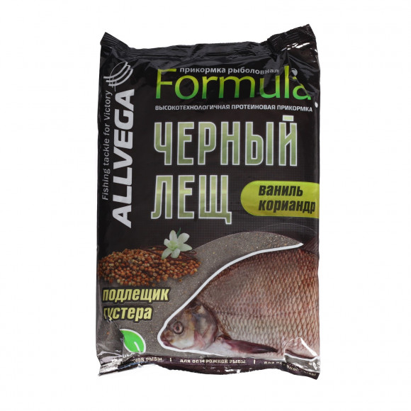 Прикормка Allvega Formula Black Bream 0.9кг  черный Лещ