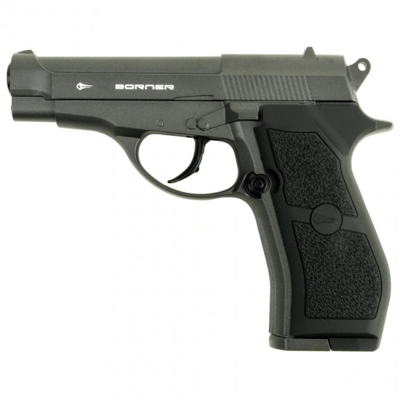 Пневматический пистолет BORNER M84, металл, к.4.5мм 3Дж