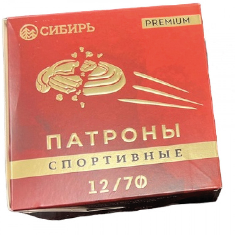 Патрон Сибирь 12/70 №7.5 28 гр. "Спорт" Premium