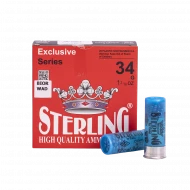 Патрон Sterling 12/70 бесконтейнерный дробь 34 гр.