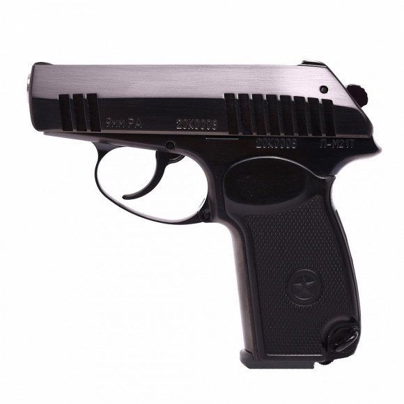 Пистолет П-М21Т к.9 мм РА, 9 заряд., 0.7 кг.