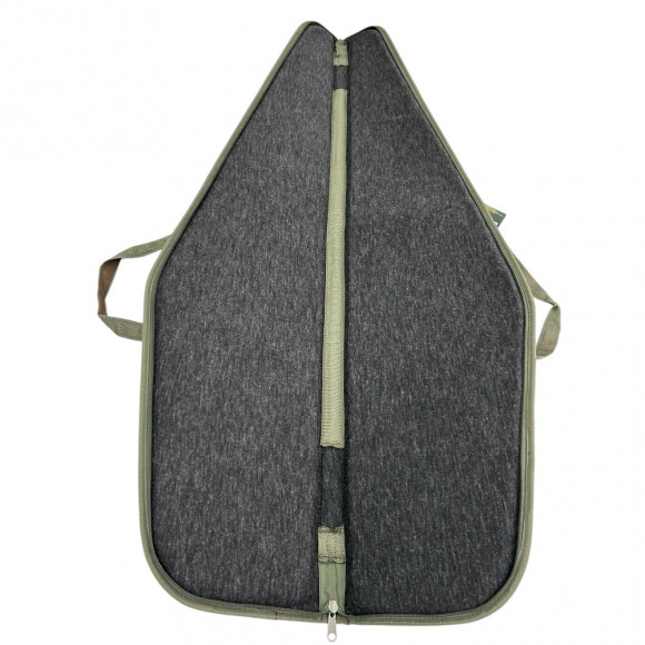 Кейс оружейный Русская охота 135 см (ткань, поролон) хаки / коричневый