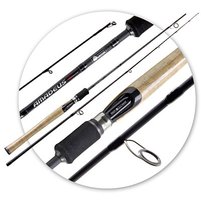 Спиннинг штекерный Aqua Amadeus PRO 2.4м  04-21г Спиннинг штекерный Aqua Amadeus PRO 2.4м  04-21г