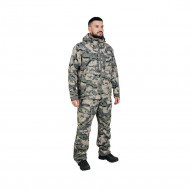 Костюм зимний 3 в 1 Nisus Commander мембрана/зеленый пиксель