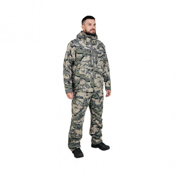 Костюм зимний 3 в 1 Nisus Commander мембрана/зеленый пиксель