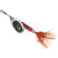 Блесна Mepps Comet Black Fury  Mouche AG Блесна Mepps Comet Black Fury  Mouche AG