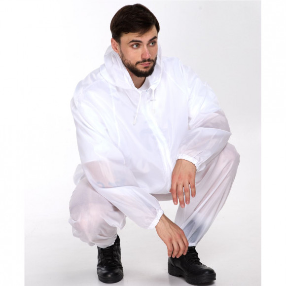 Костюм зимний Русская охота маскировочный (таффета/белый)