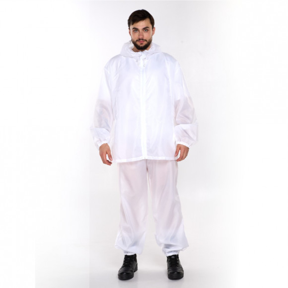 Костюм зимний Русская охота маскировочный (таффета/белый)