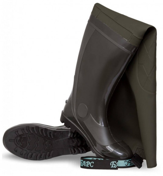 Сапоги БАРС рыбацкие из ПВХ с надставкой из винитола Сапоги БАРС рыбацкие из ПВХ с надставкой из винитола