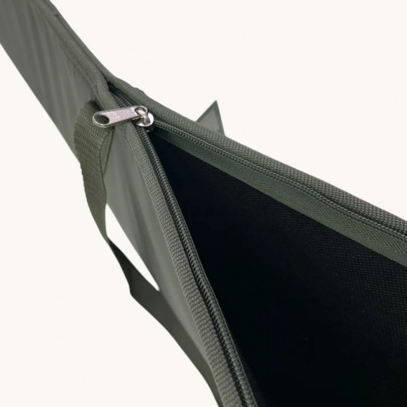 Кейс оружейный Русская охота 125 см (ткань, поролон) хаки / коричневый