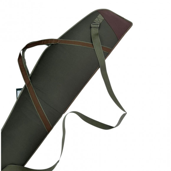 Кейс оружейный Русская охота 125 см (ткань, поролон) хаки / коричневый