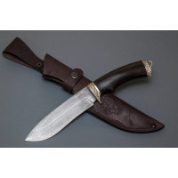 Нож ИП Семин Скиф алмазная сталь ХВ-5 рукоять ценные породы древесины