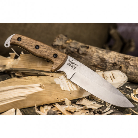 Нож Kizlyar Supreme Shark сталь Aus-8 рукоять Орех Нож Kizlyar Supreme Shark сталь Aus-8 рукоять Орех