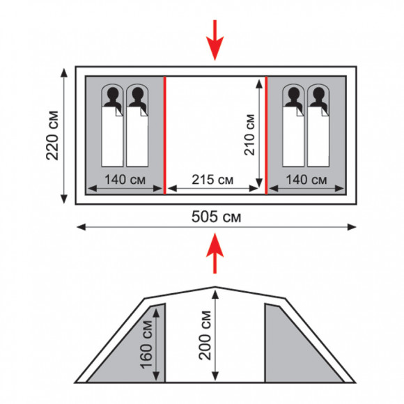 Палатка кемпинговая TRAMP Brest 4 (V2) TRT-82 Палатка кемпинговая TRAMP Brest 4 (V2) TRT-82