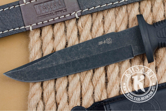 Нож охотничий Ш-8, Кизляр, сталь AUS-8, клинок-163 мм., stonewash Нож охотничий Ш-8, Кизляр, сталь AUS-8, клинок-163 мм., stonewash
