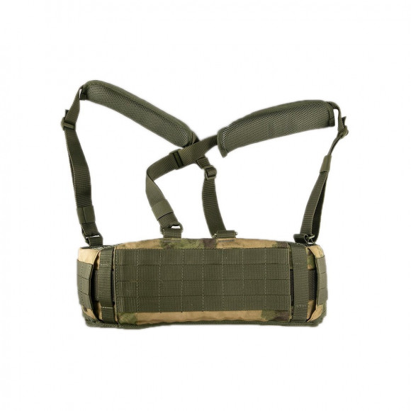 Пояс тактический с плечевыми ремнями р.3-4 Jager ПТ цвет мох