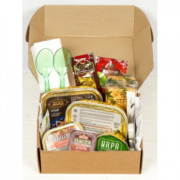 Сухой паек "Вахтовый" ИРП Армейские будни (на 2 приема пищи) Сухой паек "Вахтовый" ИРП Армейские будни (на 2 приема пищи)