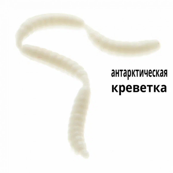 Приманка силиконовая плавающая Kosadaka Опарыш банка 9г цвет белый запах креветки Приманка силиконовая плавающая Kosadaka Опарыш банка 9г цвет белый запах креветки