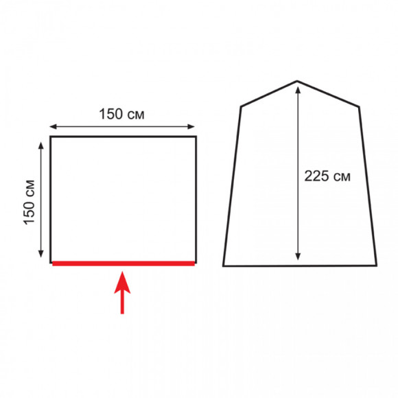 Палатка душ-туалет Totem Privat TTT-022 (V2) Палатка душ-туалет Totem Privat TTT-022 (V2)