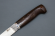 Нож ИП Семин Финский со следами ковки сталь 95х18 рукоять литье древесина венге Нож ИП Семин Финский со следами ковки сталь 95х18 рукоять литье древесина венге