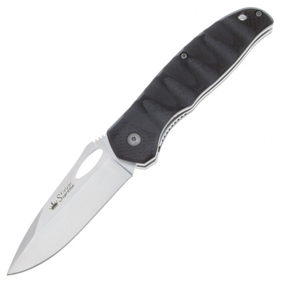 Нож складной Kizlyar Supreme Hero сталь 440С Satin (Кизляр)
