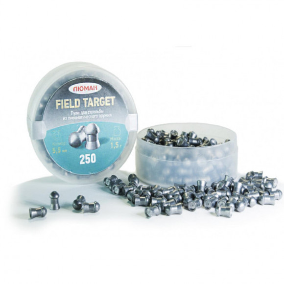 Пуля для пневматики Люман Field Target 5,5мм 1,5гр. (250шт.)