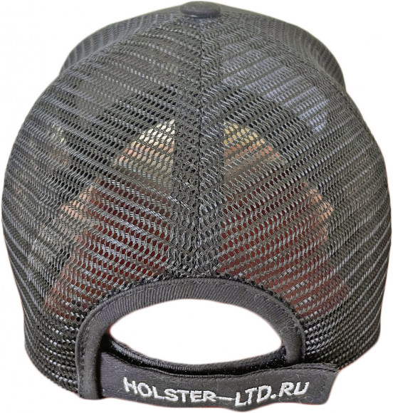 Бейсболка с сеткой Holster ткань Смесовая цвет Черный