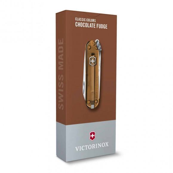 Нож-брелок  Victorinox Classiс SD Colors 0.6223.T55G 7 функций "Chocolate Fudge" Нож-брелок  Victorinox Classiс SD Colors 0.6223.T55G 7 функций "Chocolate Fudge"