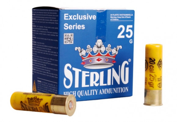 Патрон Sterling 20/70 дробь 25 гр.