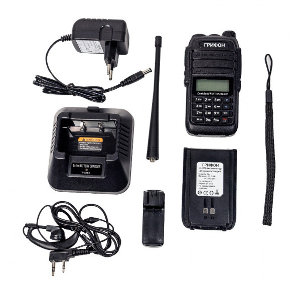 Радиостанция Грифон G-6 400-520/136-174MHz Радиостанция Грифон G-6 400-520/136-174MHz