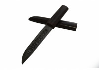 Нож Семин Якутский большой, Х12МФ, венге, деревянные ножны