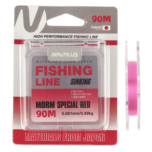 Леска Nautilus Toray MORM Special Red 90м цвет красный