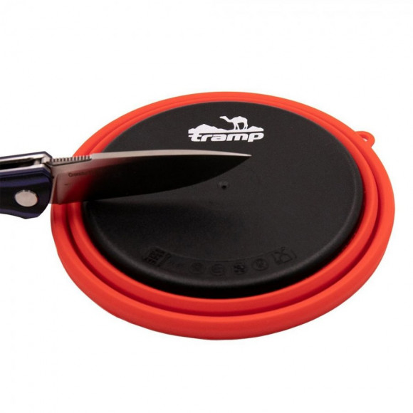 Тарелка TRAMP силиконовая с палстиковым дном 15х15х8,5 Тарелка TRAMP силиконовая с палстиковым дном 15х15х8,5
