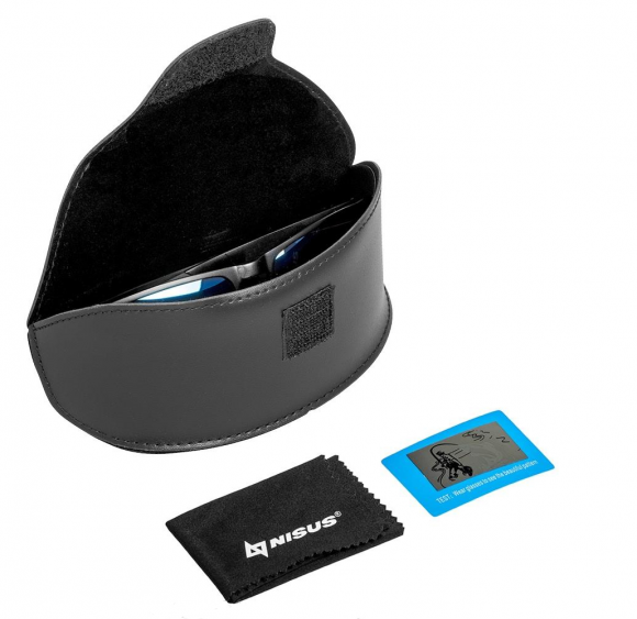 Очки поляризационные Nisus N-OP-PF1914-B  в жестком чехле