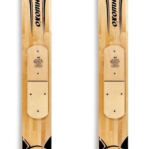 Накладки для лыж деревянные (2шт) + винты 16 шт. (Киров) Накладки для лыж деревянные (2шт) + винты 16 шт. (Киров)