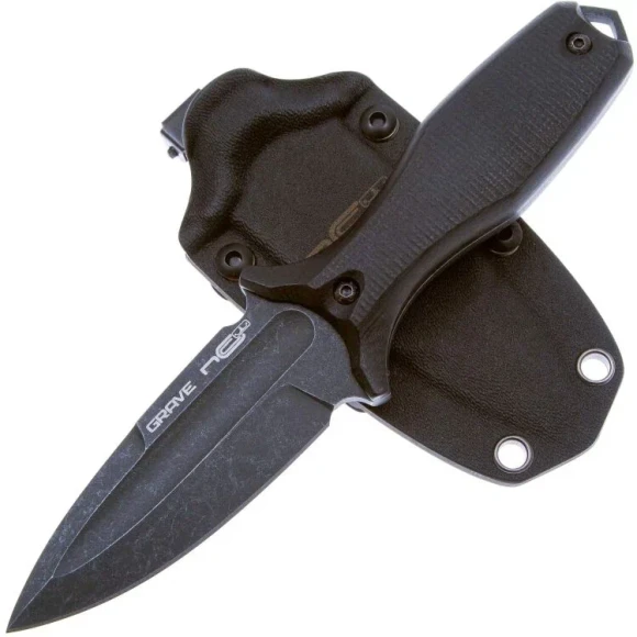 Нож Mr. Blade Grave, сталь AUS-10, рукоять G10 Black (Северная Корона) Нож Mr. Blade Grave, сталь AUS-10, рукоять G10 Black (Северная Корона)