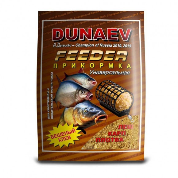 Прикорм Dunaev Classic Фидер Универсальная 900г