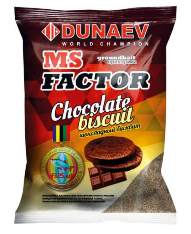 Прикормка Dunaev MS-Factor Шоколадный бисквит 1кг