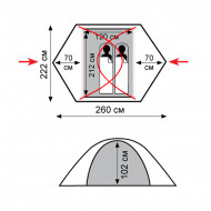 Комплект дуг алюминий для TRAMP Sarma (TRA-078) Комплект дуг алюминий для TRAMP Sarma (TRA-078)