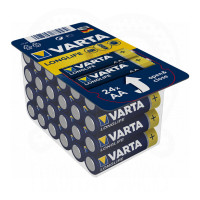 Батарейка Varta LR03 Longlife Extra 4103, 24 шт в блистере
