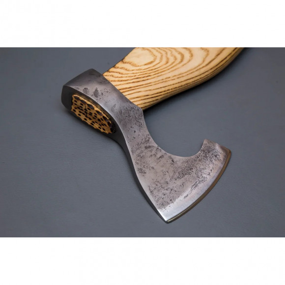Топор ИП Семин Егерь №2 кованый из стали 9ХС рукоять ценные породы древесины