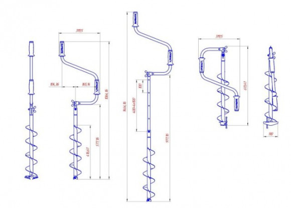 Ледобур Тонар Торнадо-M2 Мини 130