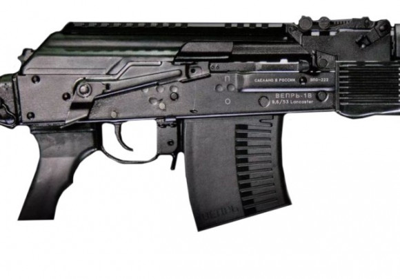 Карабин охотничий ВПО-222-02 к.9,6*53 Lancaster (пластиковый стационарный приклад, L=590 мм)