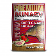 Прикорм Dunaev Premium Карп-Сазан Клубника 1000г Прикорм Dunaev Premium Карп-Сазан Клубника 1000г