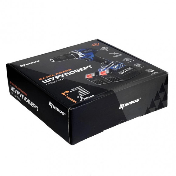 Шуруповерт для ледобура Nisus N-CJ-1001, 21V, 6A