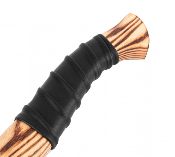 Топор ИП Семин Егерь №3 кованый из стали 9ХС рукоять ценные породы древесины