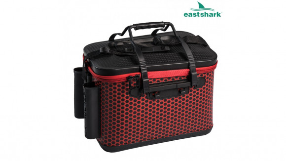 Ящик рыболовный EastShark с держателями удилищ размер XL