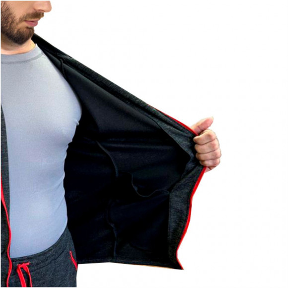 Костюм РО Спортивный (трикотаж, тёмно-серый / меланж) Костюм РО Спортивный (трикотаж, тёмно-серый / меланж)